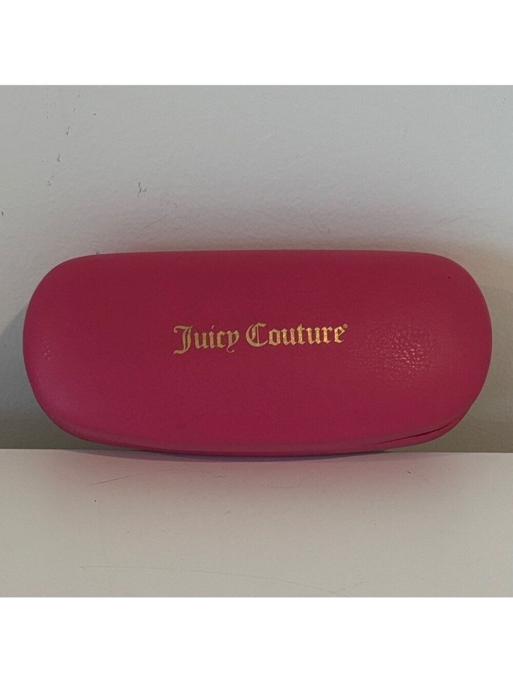 JUICY COUTURE retro hard shell sunglasses case hot pink eyeglass case - Picture 1 of 13